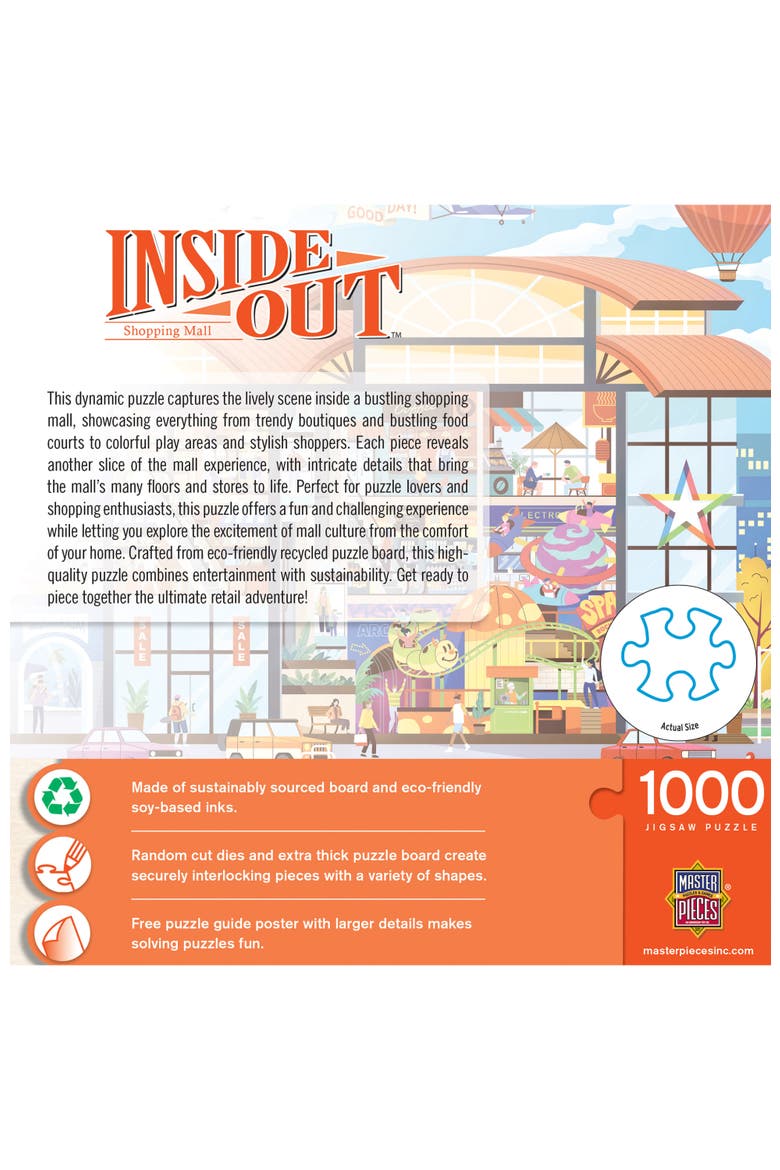 Shopping Mall 1000 Piece Jigsaw Puzzle, Alternate, color, Multicolor