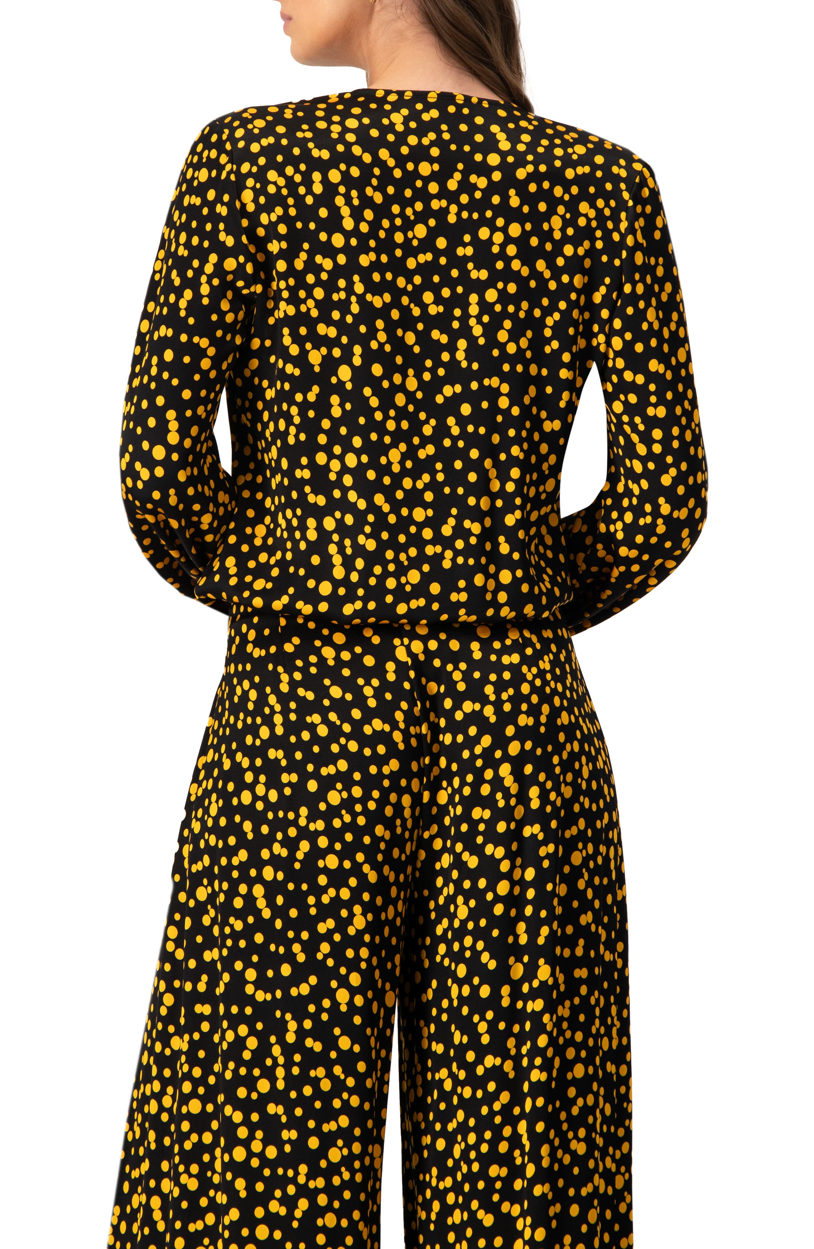 Polka Dot Straight Blouse - image 2