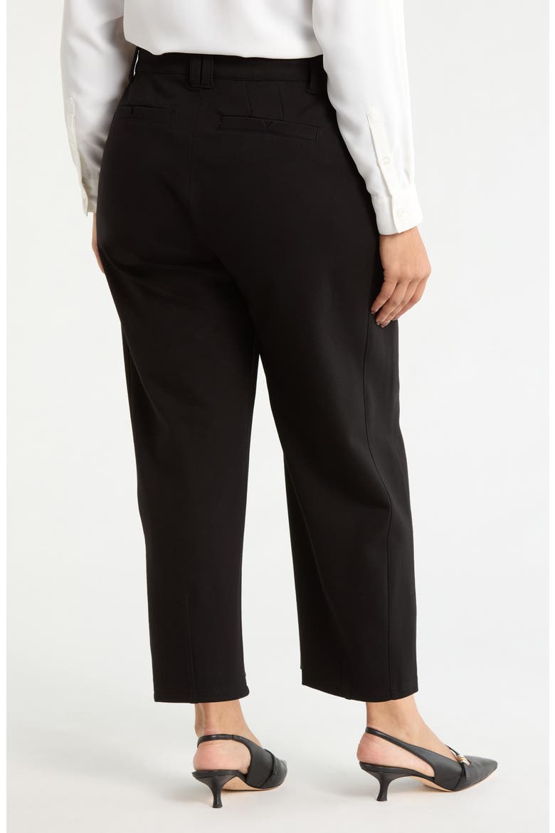 Skyrise Ankle Straight Leg Pants, Alternate, color, BLACK