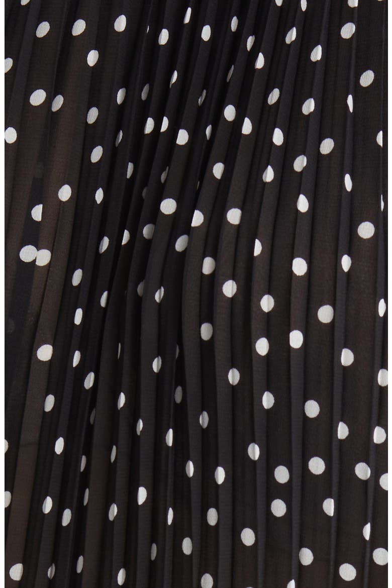 Jenna Pleated Blouse, Alternate, color, BLACK