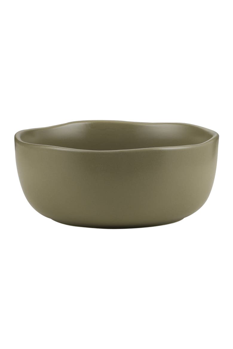 Tom Stoneware 4-Piece Bowl Set, Alternate, color, Olive