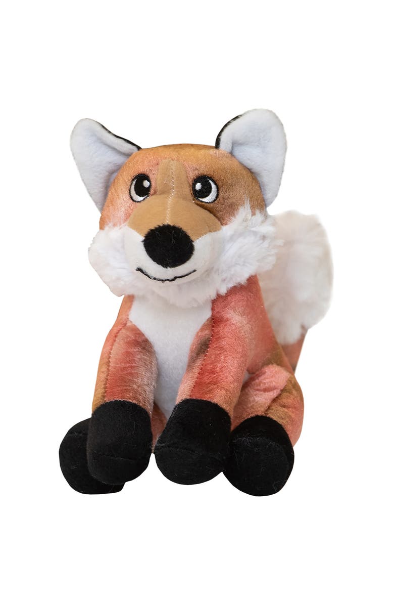 SnugArooz Fitz the Fox, Orange and White Plush Dog Toy, Squeaks, Crinkles, Main, color, Multicolored