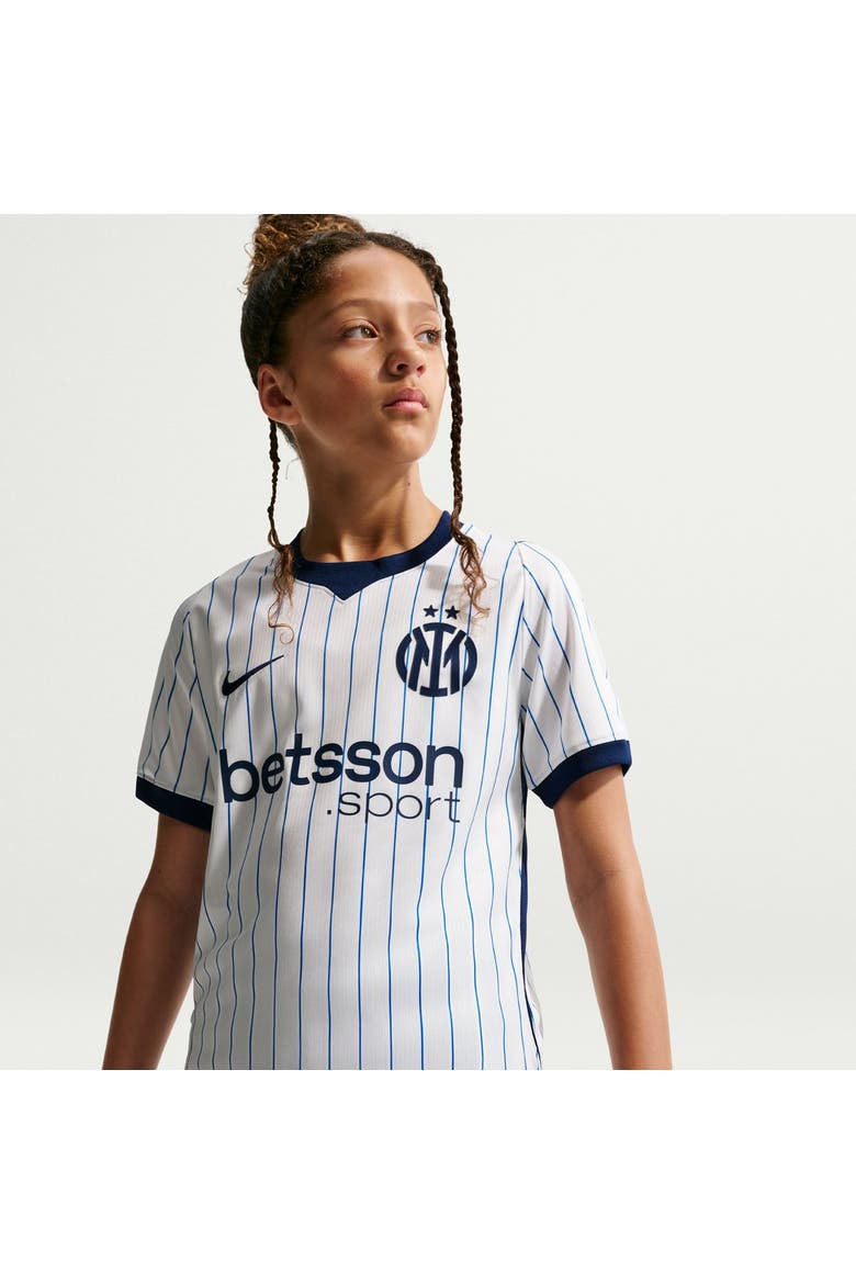 Youth Nike  White Inter Milan 2026/27 Away Stadium Replica Jersey, Main, color, White