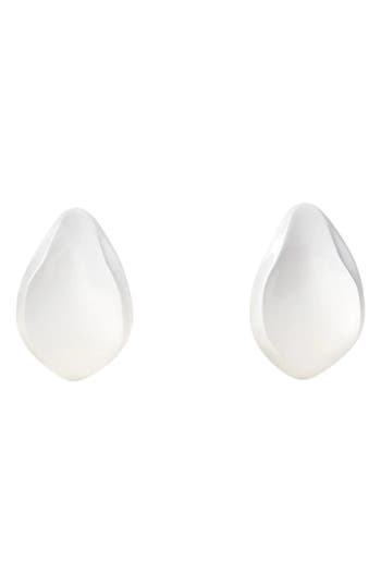 Cult Gaia Erin Stud Earrings In White