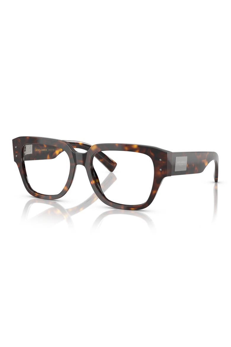 54mm Square Optical Glasses, Alternate, color, HAVANA