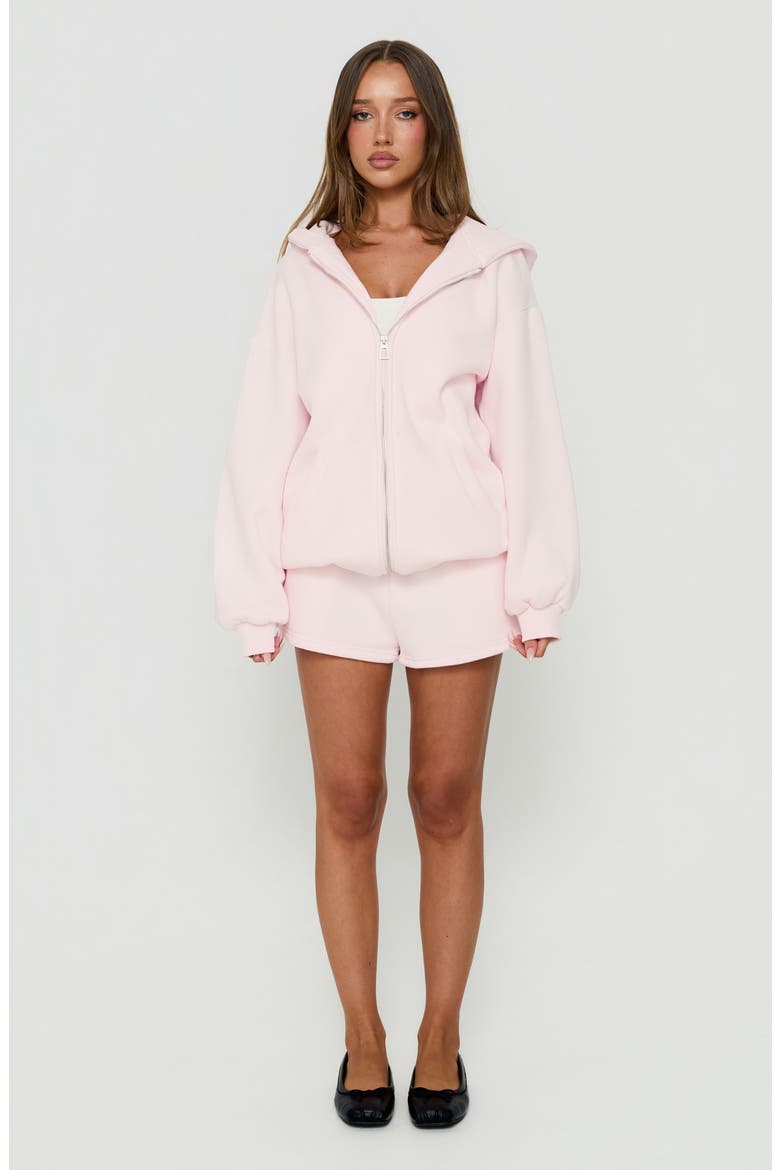Peytan Full Zip Hoodie, Alternate, color, PINK