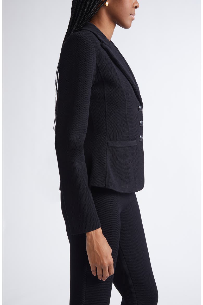 Venezia Knit Jacket, Alternate, color, BLACK
