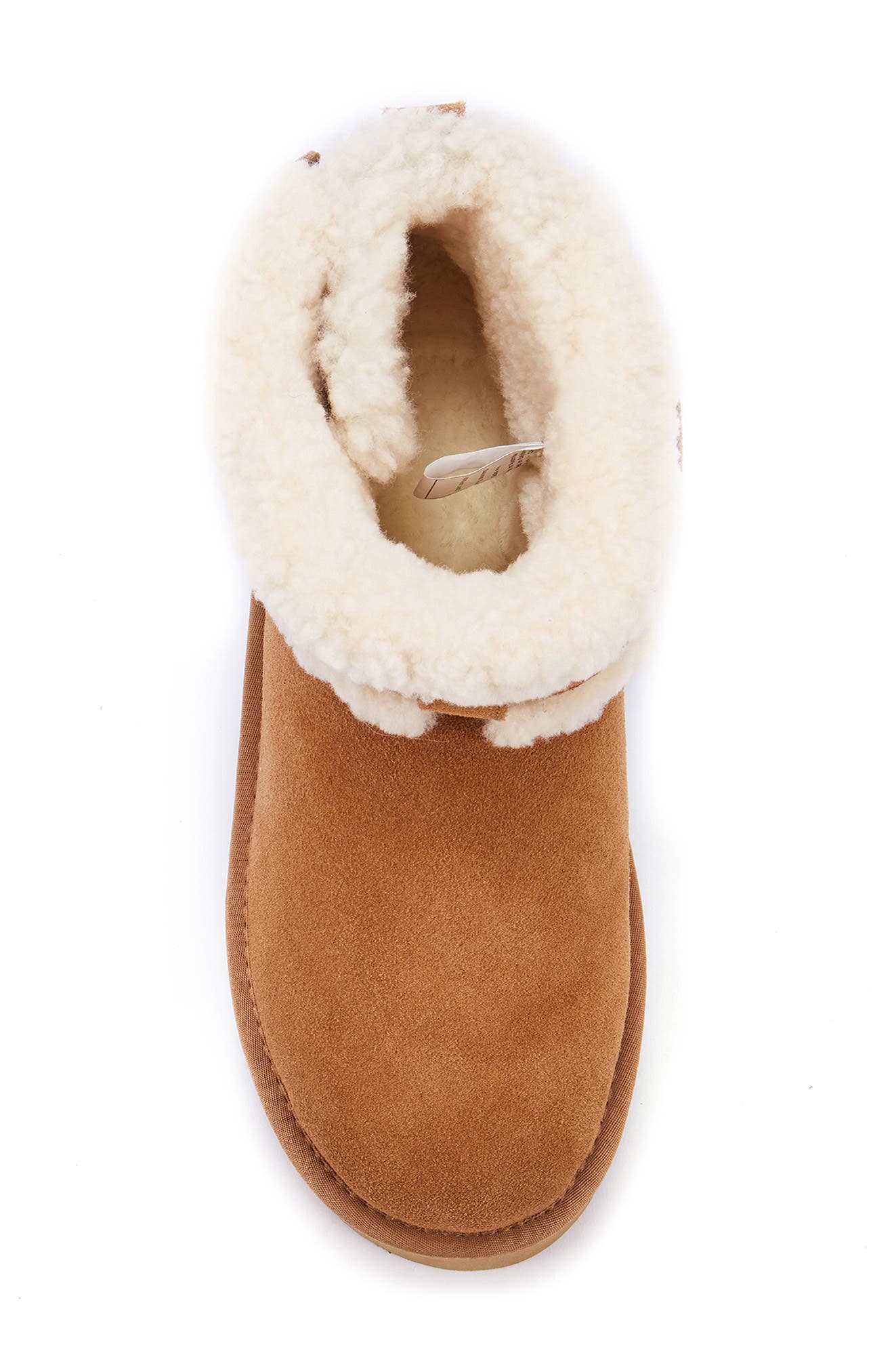 Australia Luxe Collective Eden Genuine Shearling Platform Bootie, Alternate, color, Chestnut