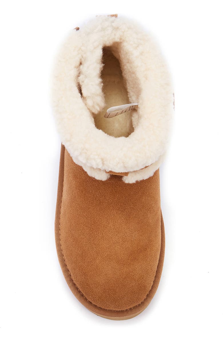 Australia Luxe Collective Eden Genuine Shearling Platform Bootie, Alternate, color, Chestnut