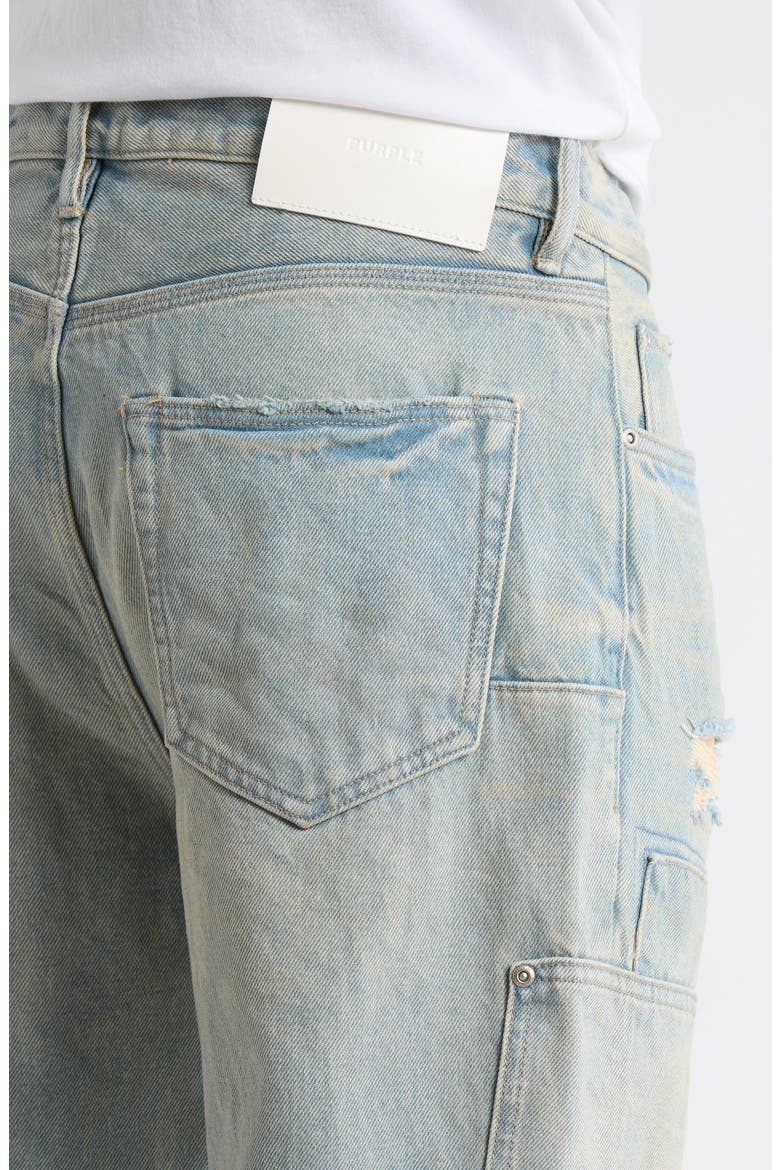 P026 Double Carpenter Bootcut Jeans, Alternate, color, MID INDIGO