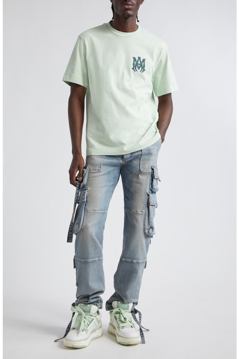 MA Logo Cotton Graphic T-Shirt, Main, color, SEACREST