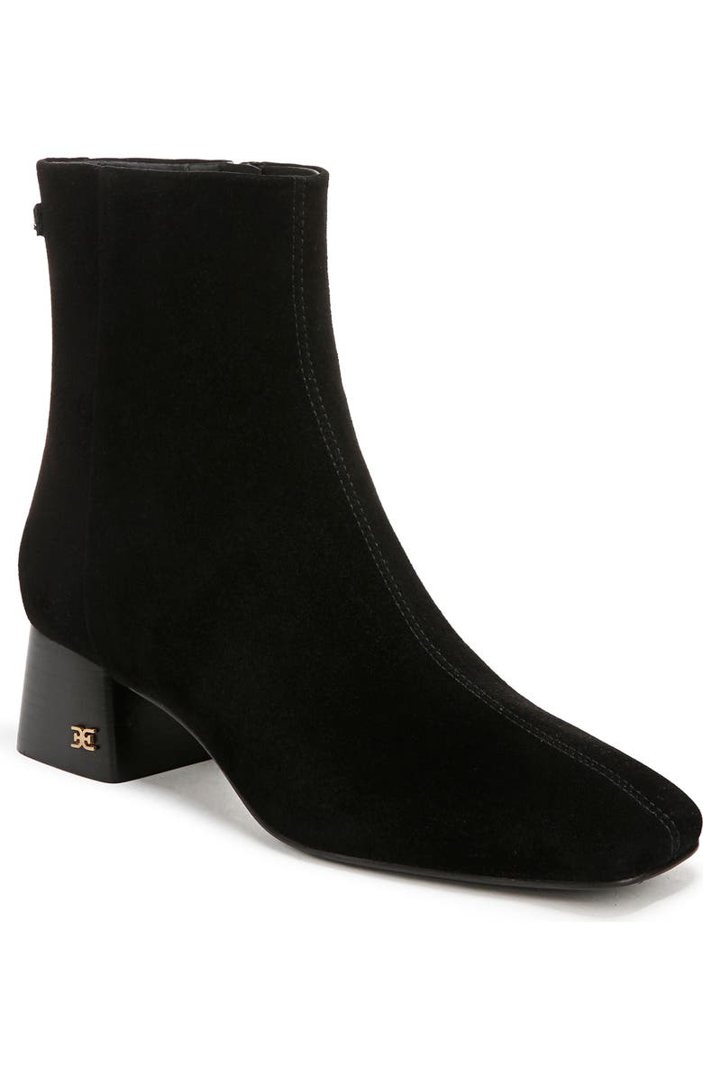 Sam Edelman Paige Bootie, Main, color, Black Suede