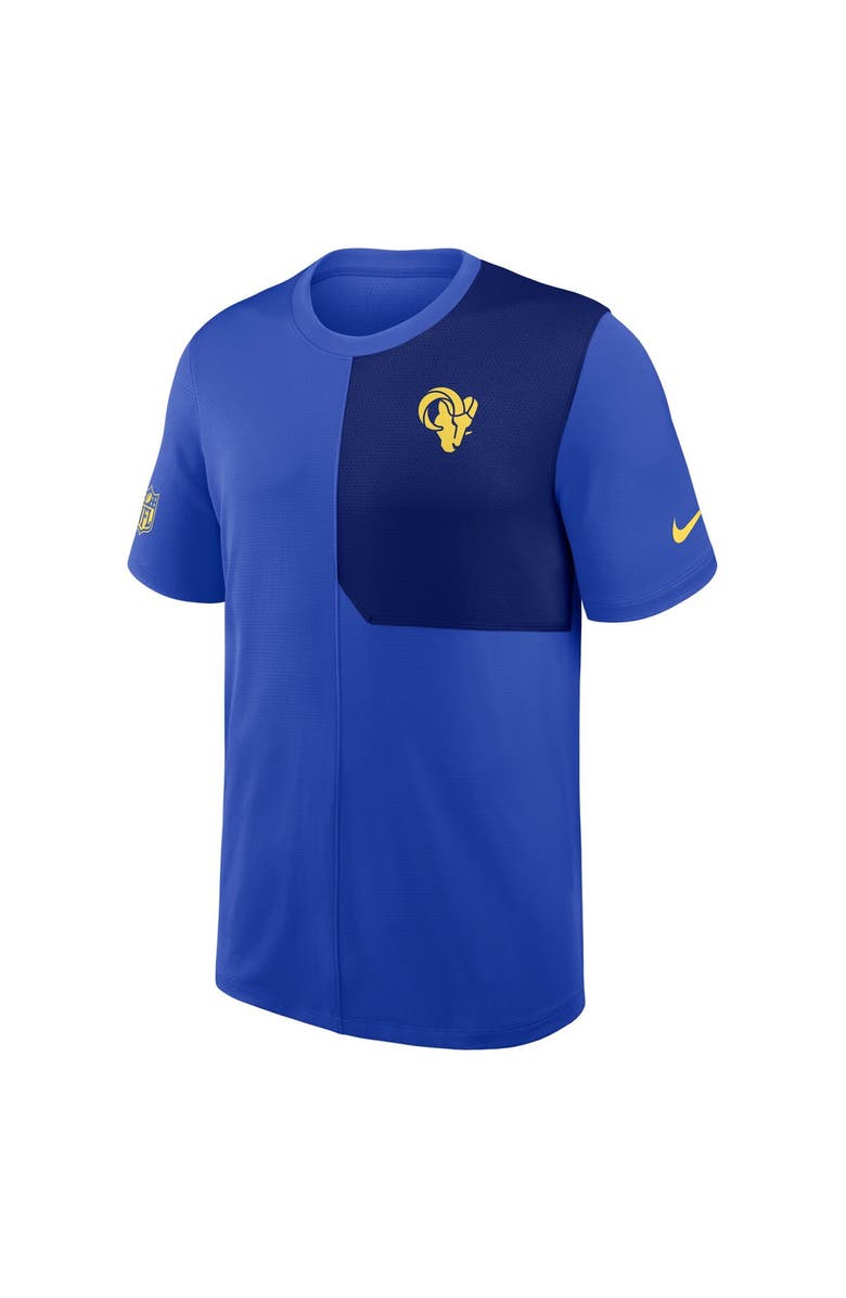 Nike Men's Nike Royal Los Angeles Rams Sideline UV Performance Coach Shirt, Alternate, color, Royal