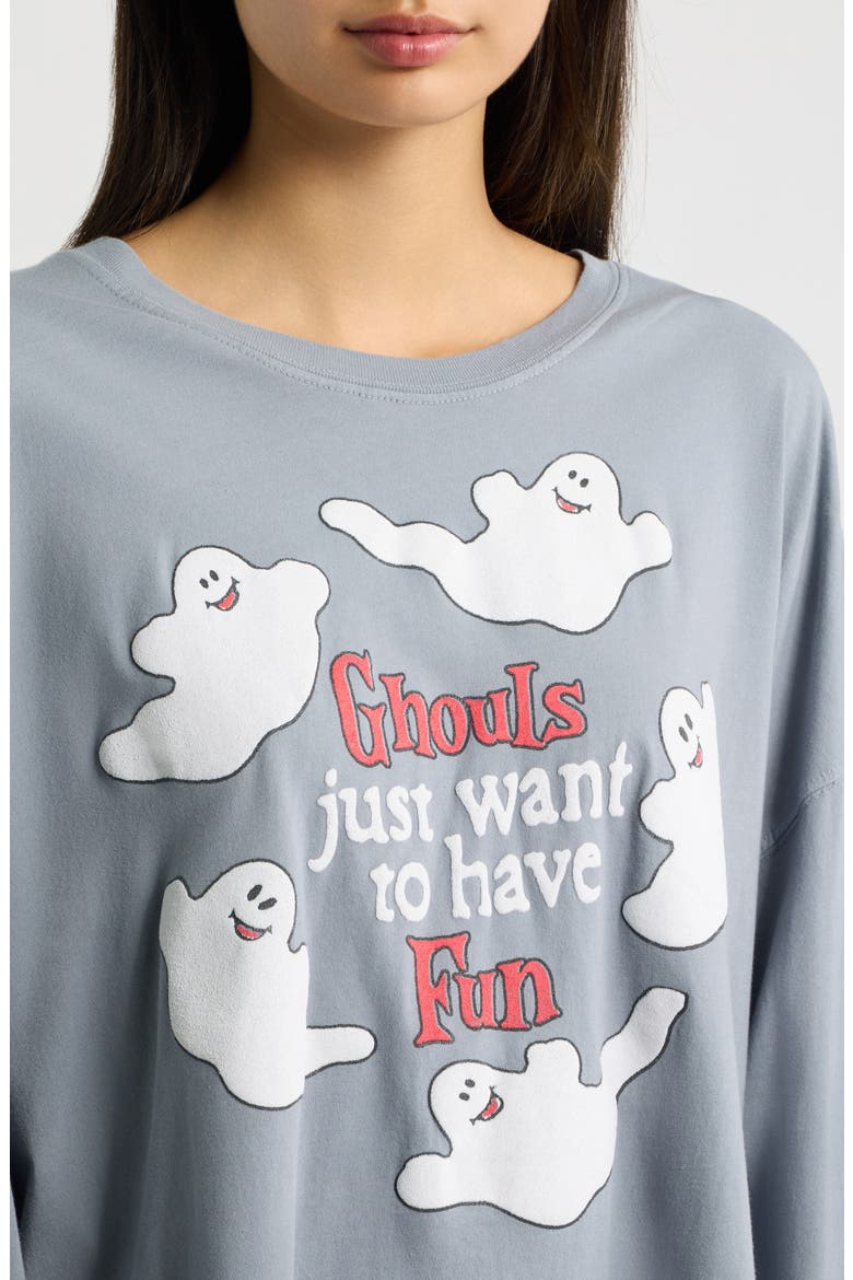 Ghouls Just Want to Have Fun Graphic Tee, Alternate, color, DARK NIGHT