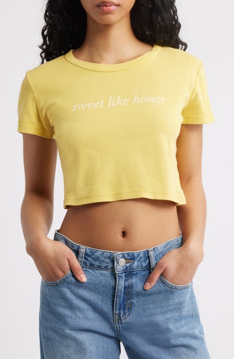 Sweet Like Honey Cotton Graphic Baby Tee
