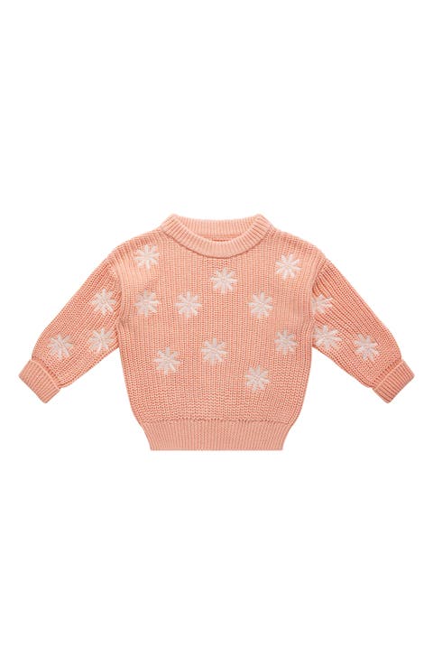 Embroidered Cotton Sweater