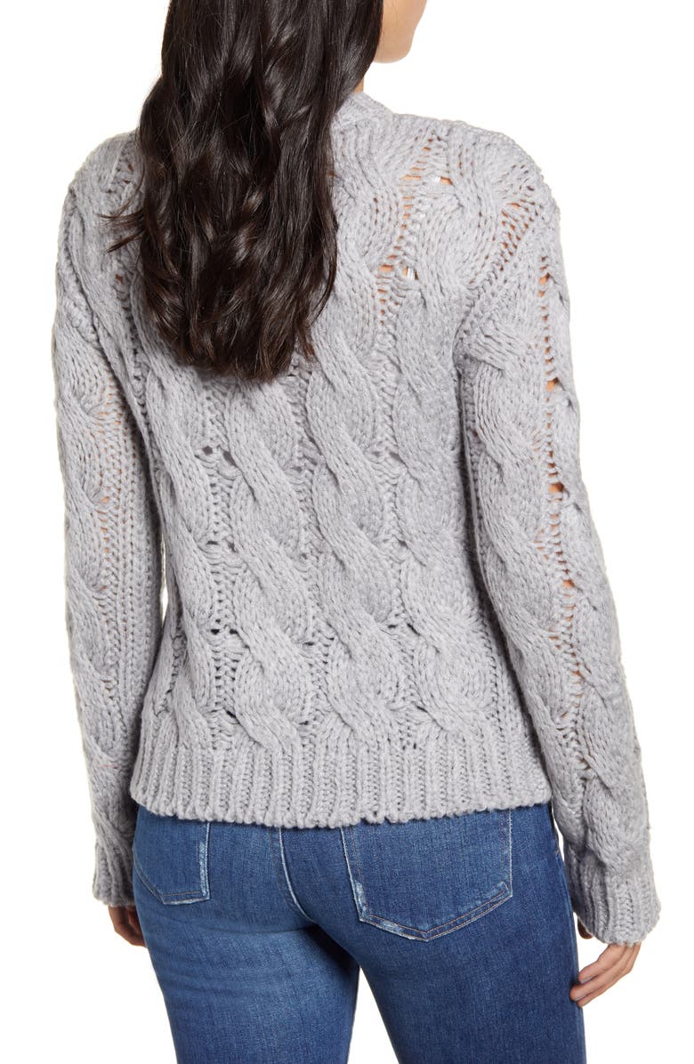Press Cable Stitch Sweater, Alternate, color, 