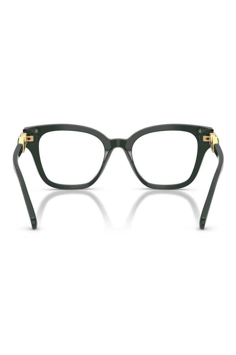 52mm Square optical glasses, Alternate, color, DARK GREEN / DEMO LENS