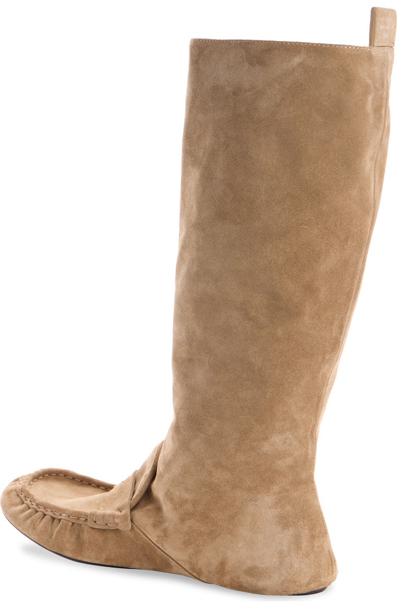 Acne Studios Moc Toe Loafer Boot, Alternate, color, Beige