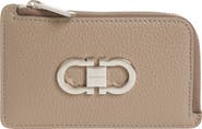 FERRAGAMO Portacarte Leather Card Holder