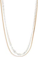 Nordstrom Demi Fine Set of 2 Chain Necklaces