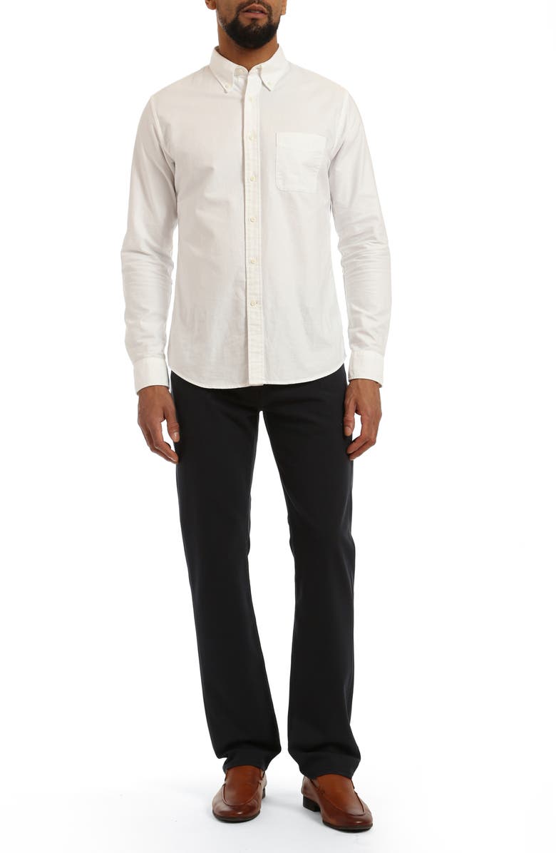 34 Heritage Courage Straight Leg Stretch Five-Pocket Pants, Alternate, color, Navy Elite Check