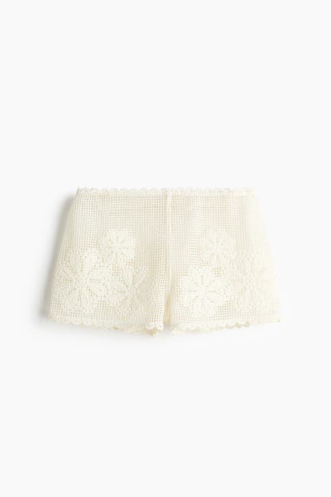 Crochet-look Beach Shorts