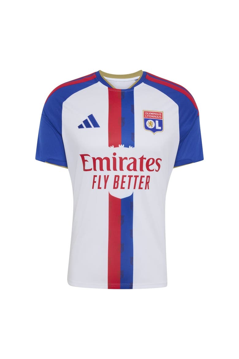 Men's adidas  White Olympique Lyonnais Home 2026/27 Replica Jersey, Alternate, color, White
