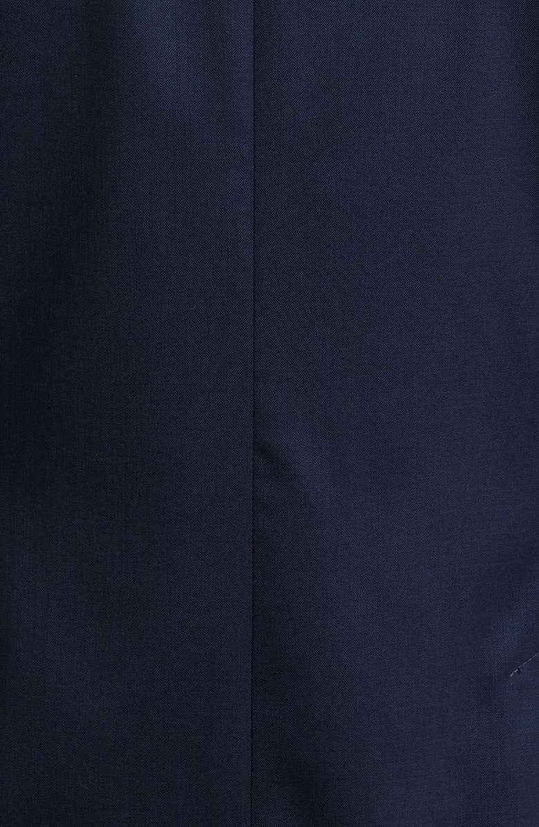 Zanella Samuel Solid Stretch Wool Sport Coat, Alternate, color, Navy