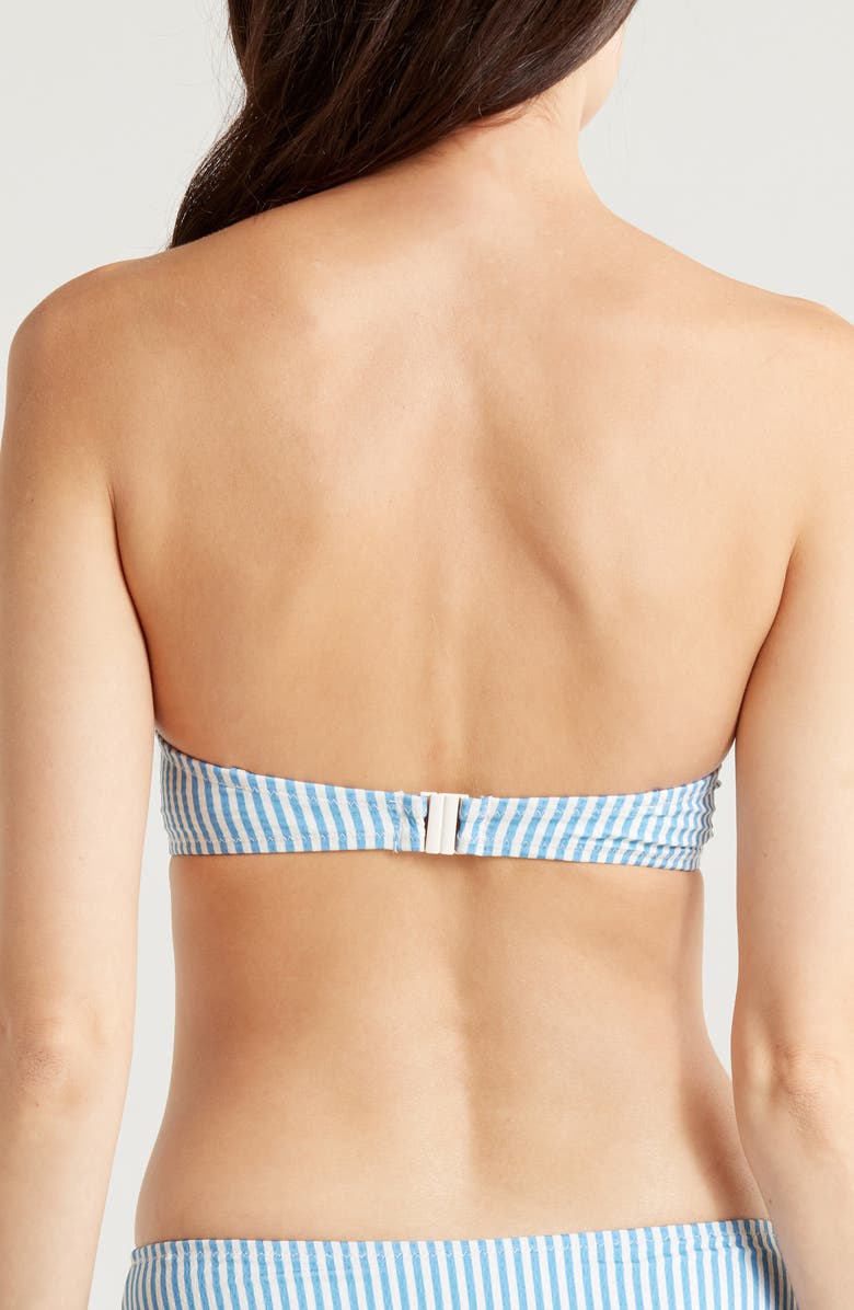 Solid & Striped Juliette Bikini Top, Alternate, color, French Blue X Brule Stripe