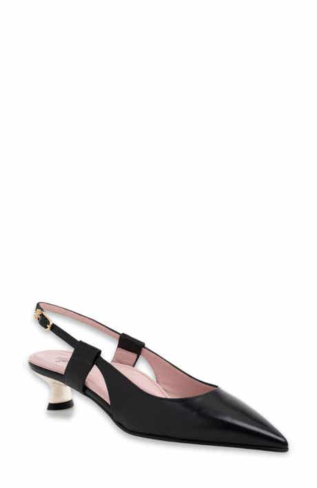 Ayelet by Naot Vida Slingback Pointed Toe Kitten Heel Pump