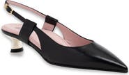 Ayelet by Naot Vida Slingback Pointed Toe Kitten Heel Pump