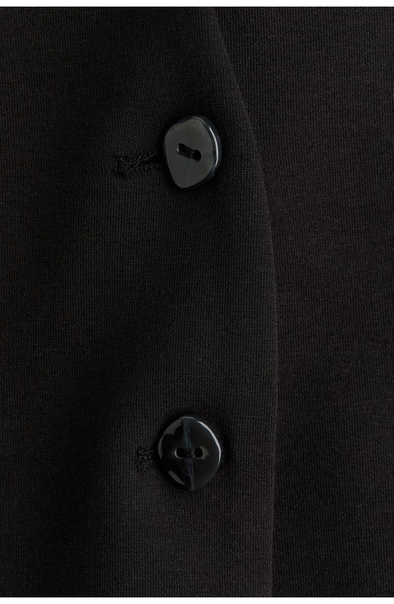 H&M Jersey Blazer, Alternate, color, Black