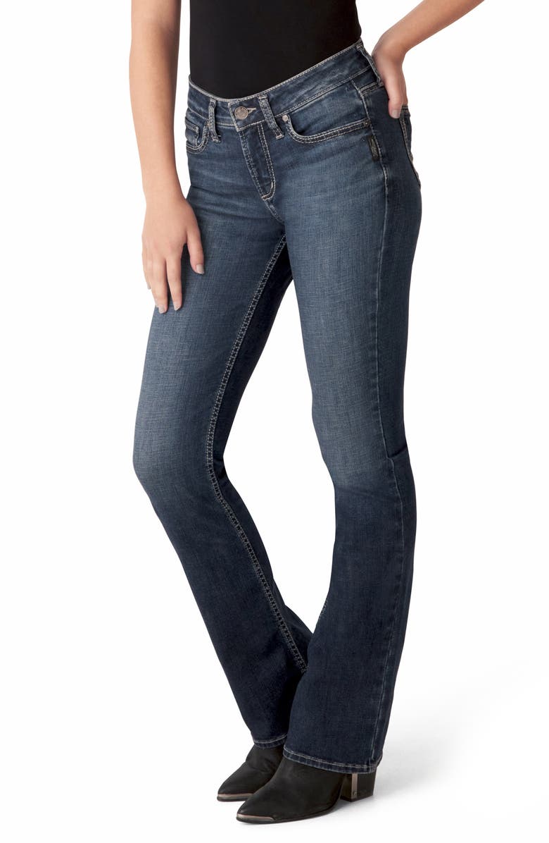 Silver Jeans Co. Suki Slim Fit Bootcut Jeans, Alternate, color, Indigo