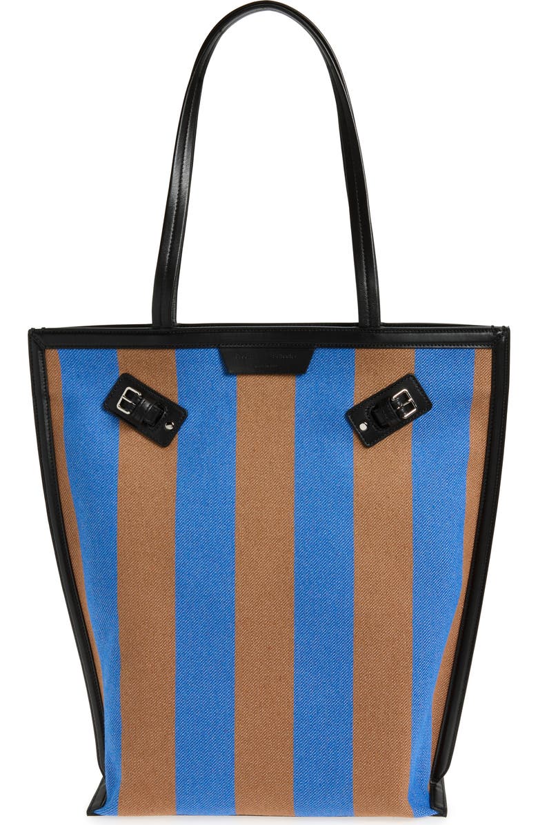 Proenza Schouler North/South Days Stripe Canvas Tote, Main, color,