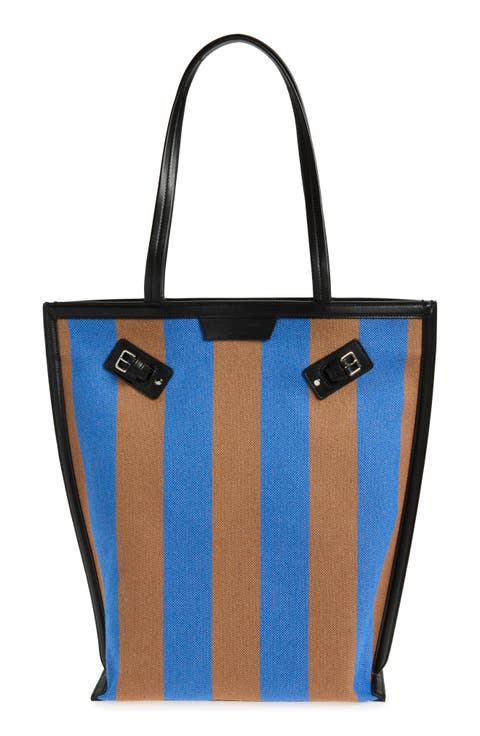 North/South Days Stripe Canvas Tote