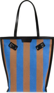 Proenza Schouler North/South Days Stripe Canvas Tote
