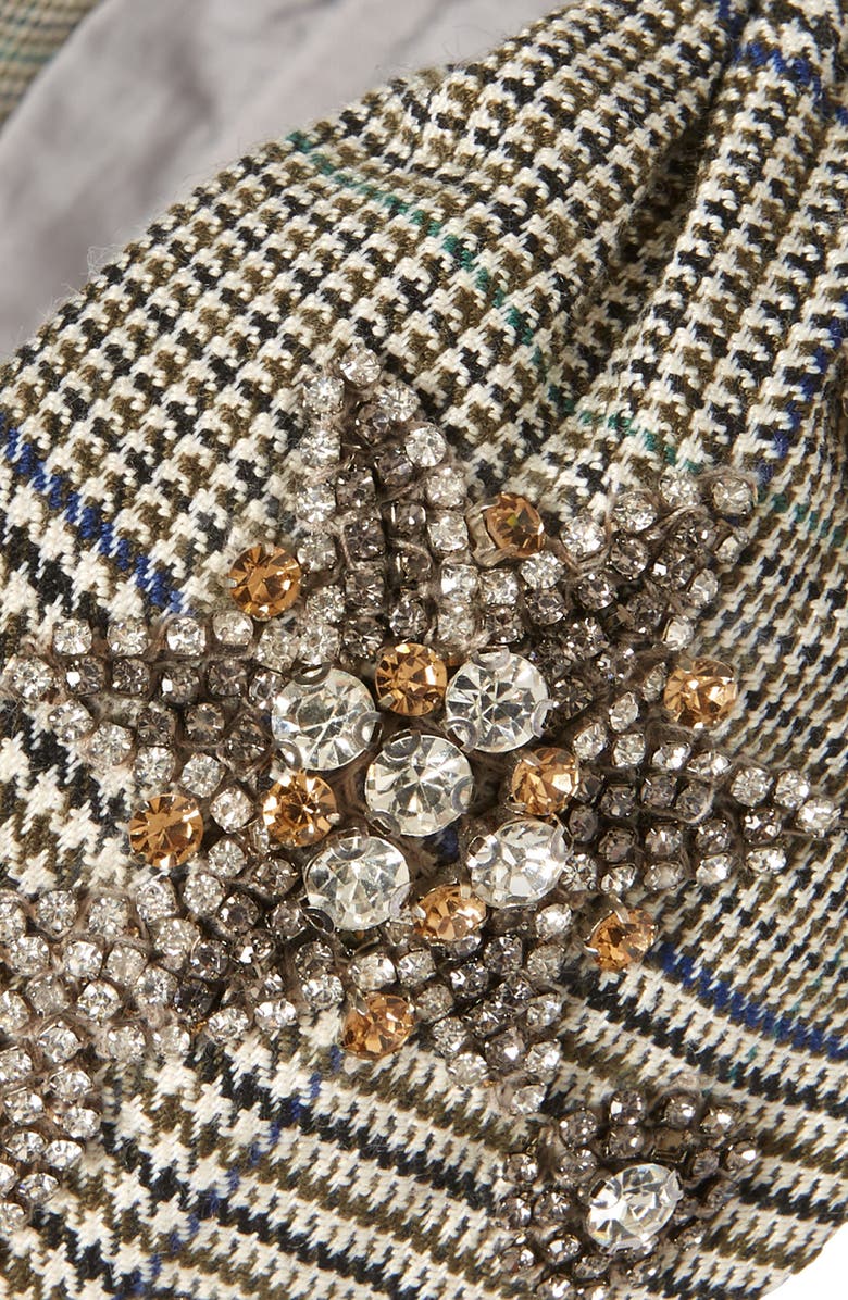 NamJosh Embellished Plaid Headband, Alternate, color, 