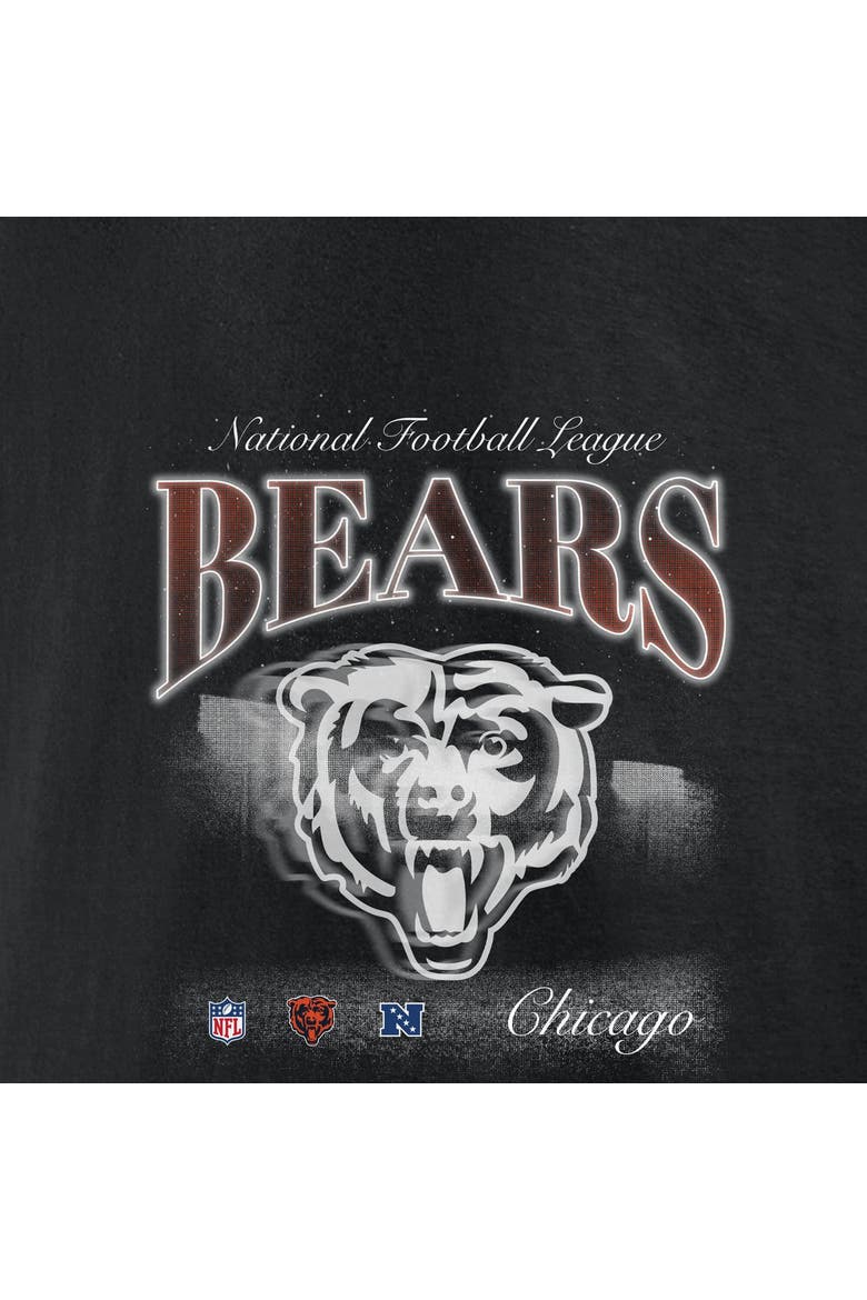 Men's Fanatics Black Chicago Bears Nightfall Long Sleeve Fleece Hoodie, Alternate, color, Black