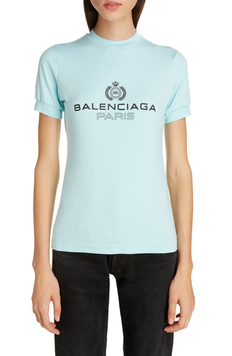 Balenciaga Paris Logo Tee, Main, color,