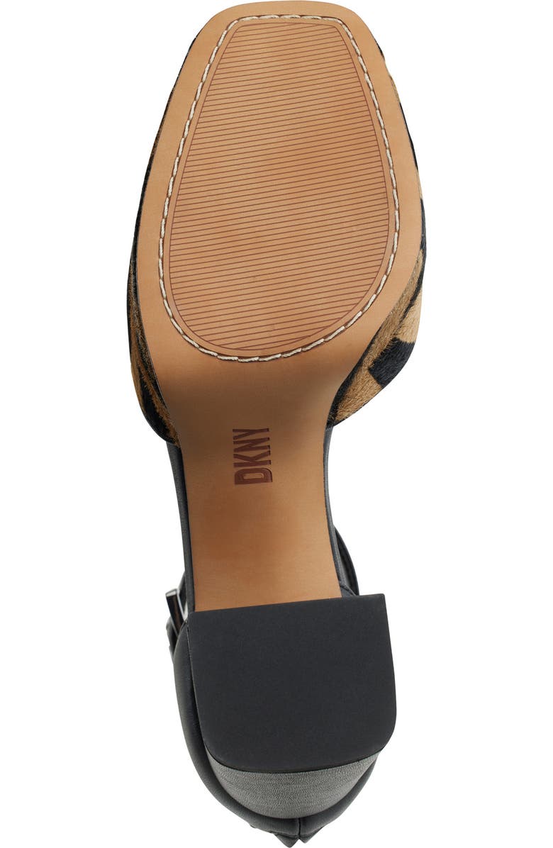 DKNY Barra Genuine Calf Hair Ankle Strap Platform Pump, Alternate, color,