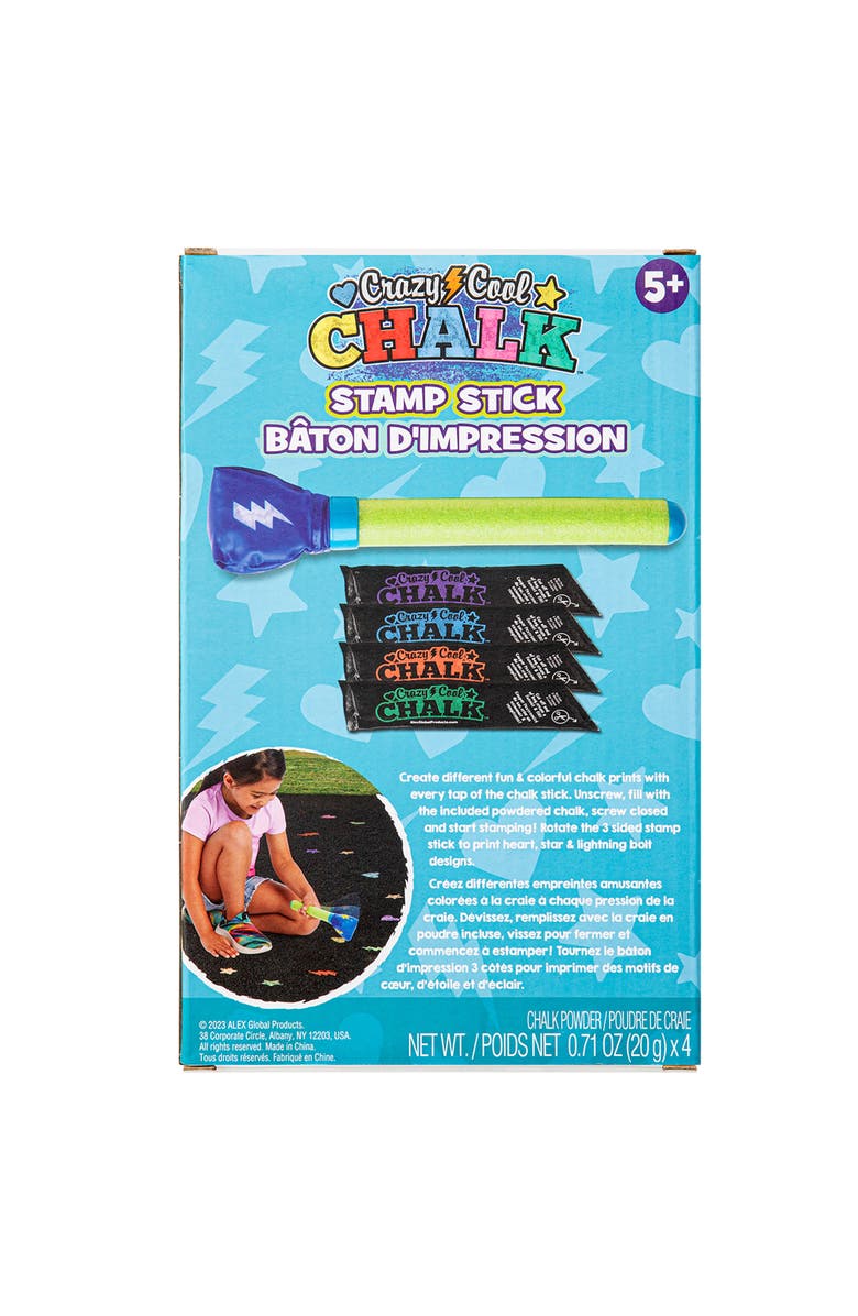 ALEX Chalk Stamp Stick, 5 Pieces, Kids, Alternate, color, Multicolored