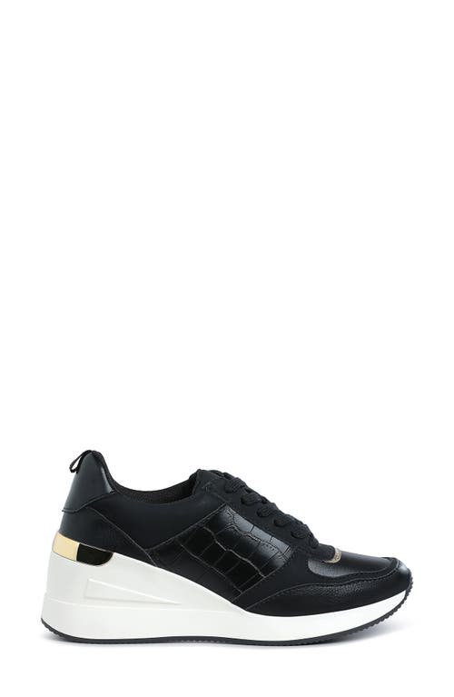 London Rag Noltas Wedge Sneaker In Animal Print