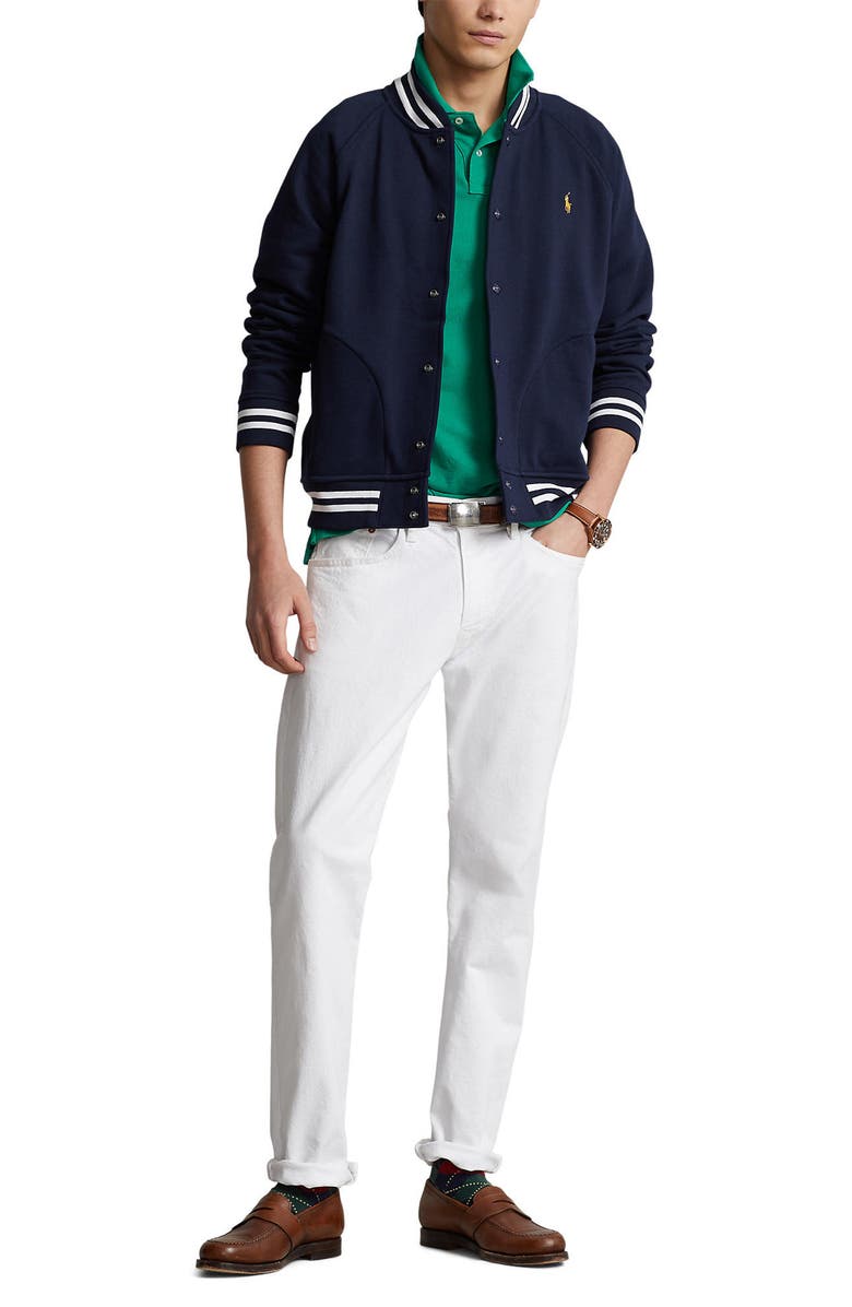 Polo Ralph Lauren Classic Athletic Fleece Baseball Jacket, Alternate, color, 
