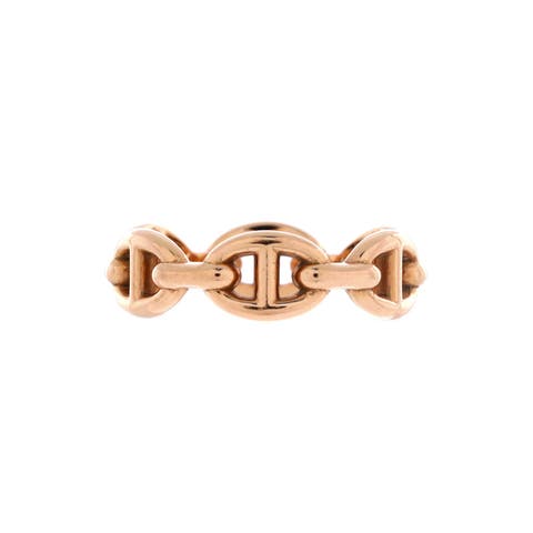 Chaine d'Ancre Enchainee Ring 18K Rose Gold Small