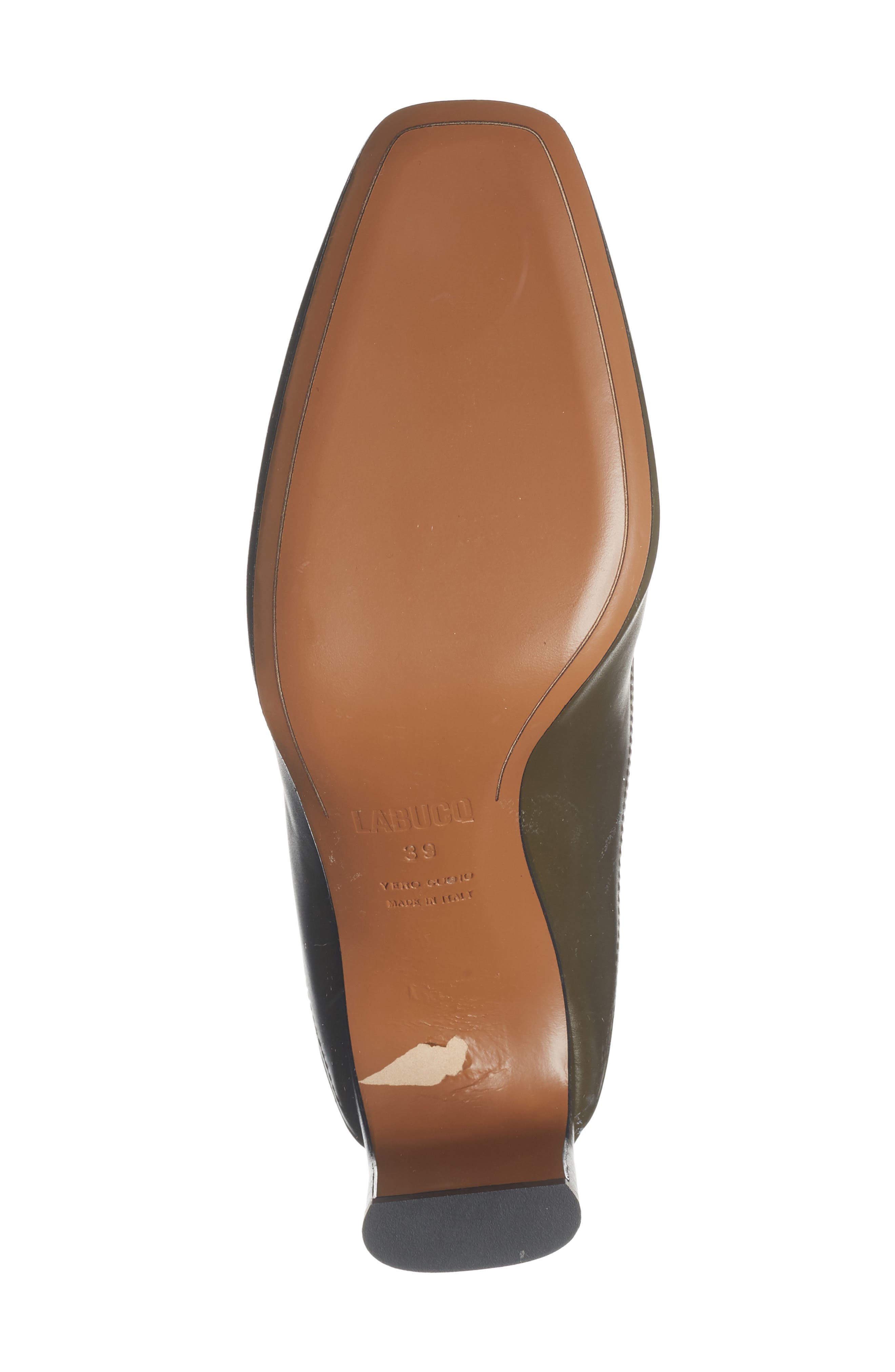 LABUCQ Jil Leather Boot, Alternate, color, Olive