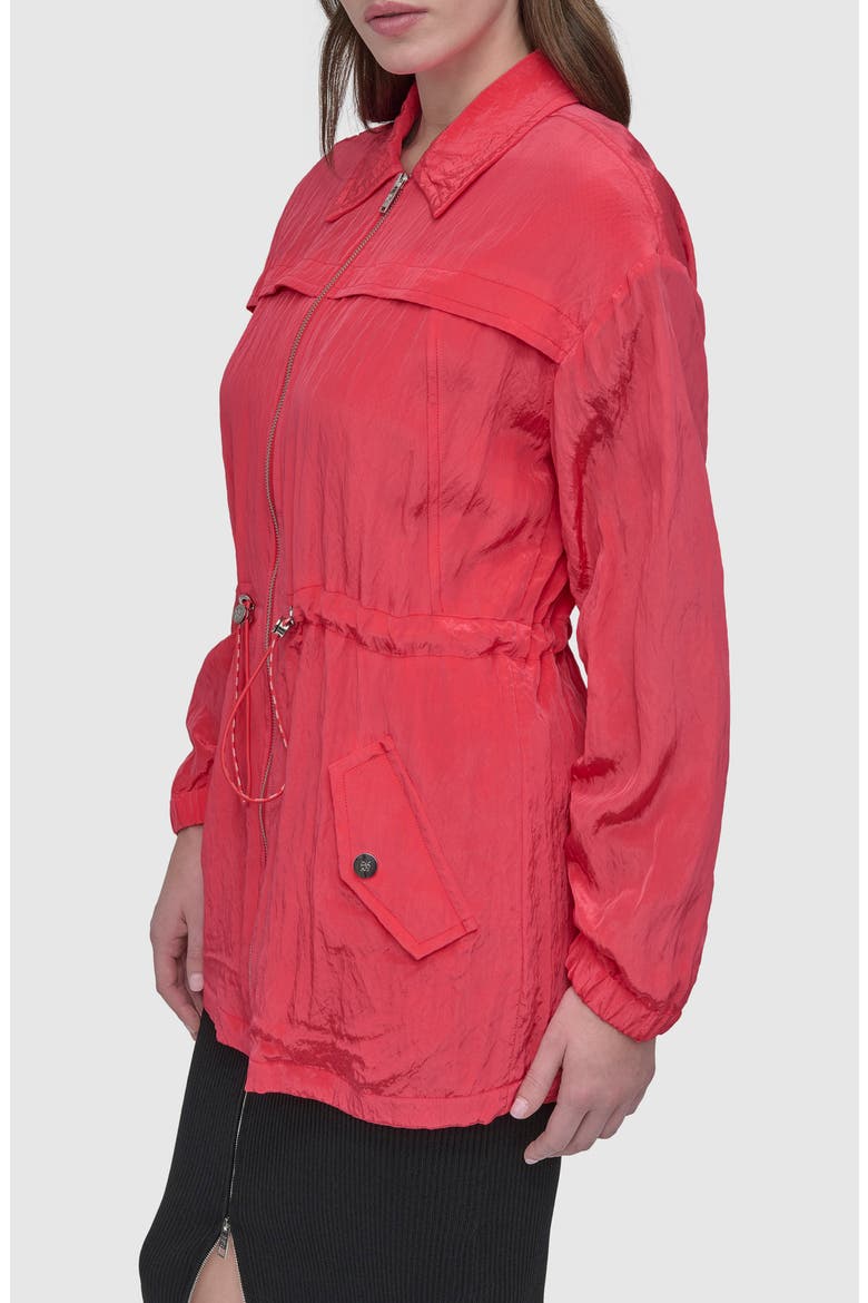 Textured Anorak Jacket, Alternate, color, WATERMELON SUGAR