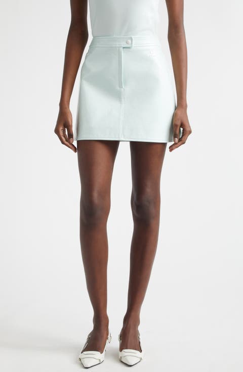 Re-Edition Vinyl Miniskirt