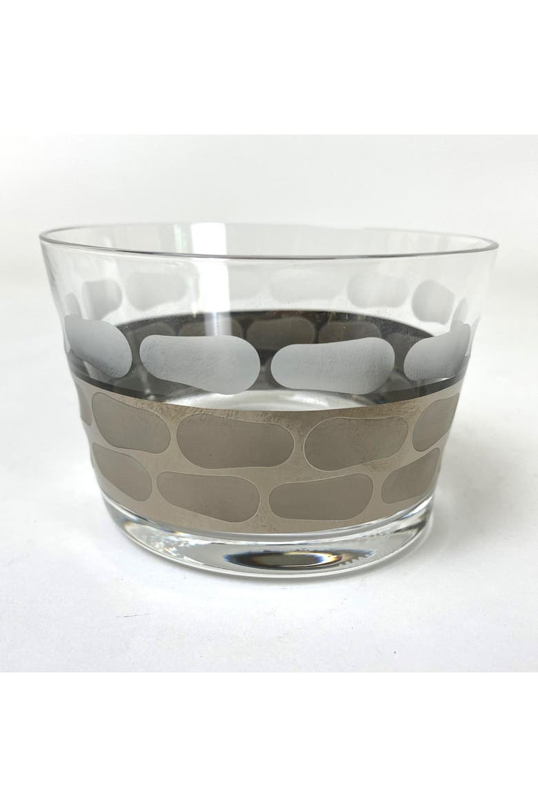 Truro Platinum Glass Small Bowl, Main, color, clear/silver