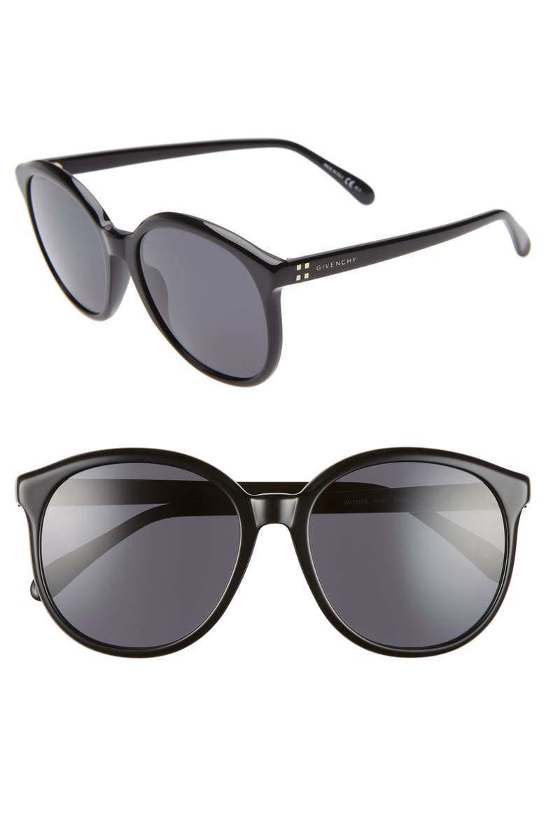 Givenchy 56mm Round Sunglasses, Main, color,